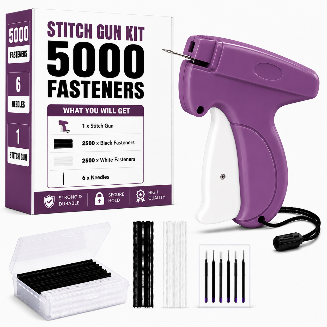 Purple stitch gun bundle